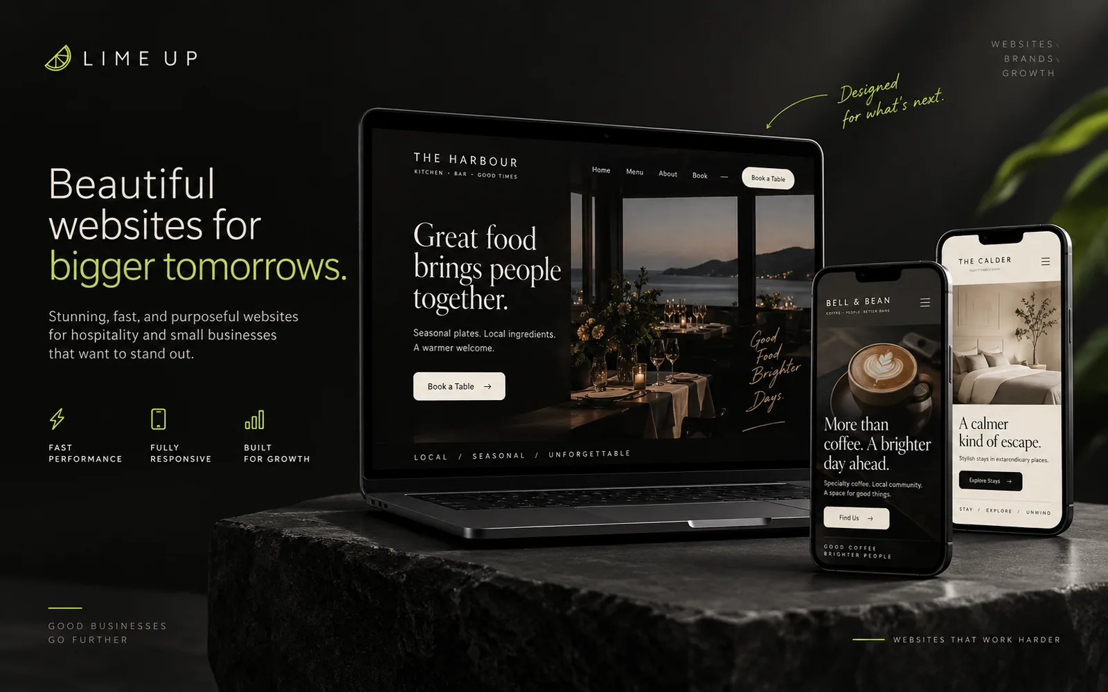 Website σε laptop και κινητό